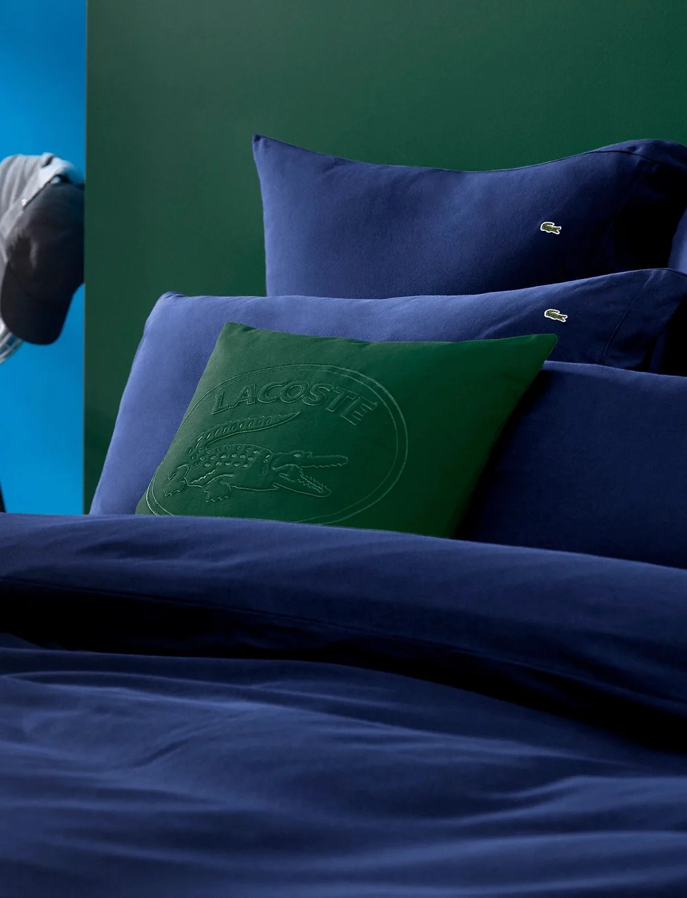 Lacoste Home - LPIQUE1 Duvet cover - köp efter pris - marine - 1