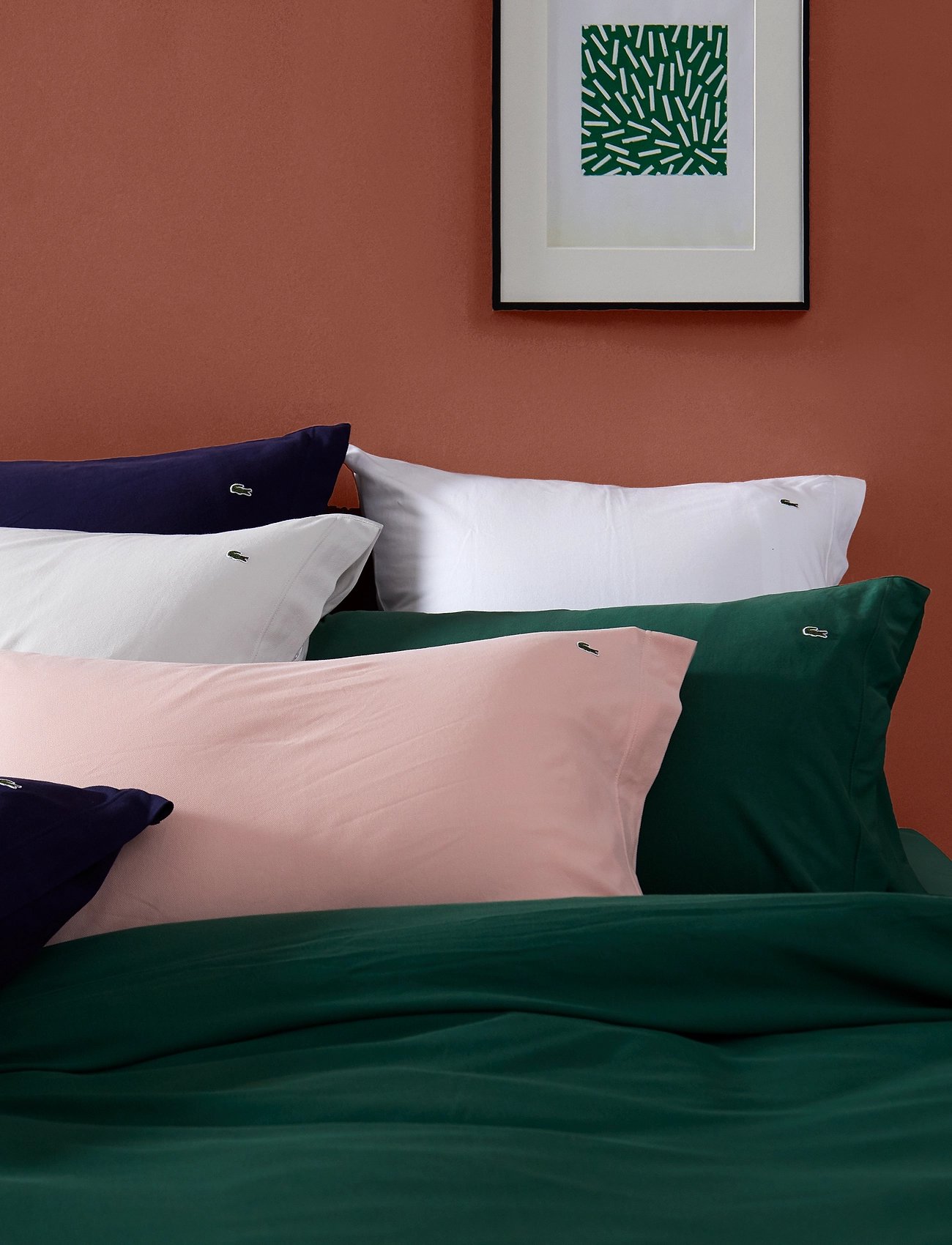 Lacoste Home - LPIQUE1 Duvet cover - duvet covers - marine - 2