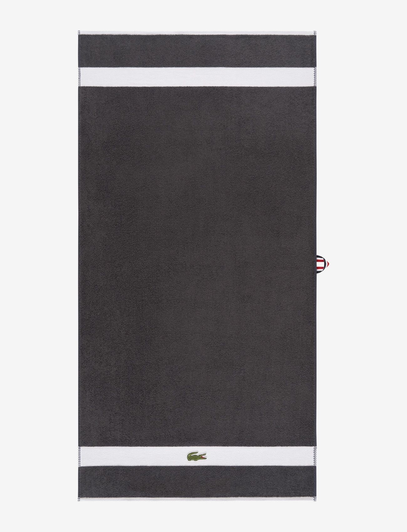 Lacoste Home LCASUAL Bath sheet - Badematten - BITUME / black