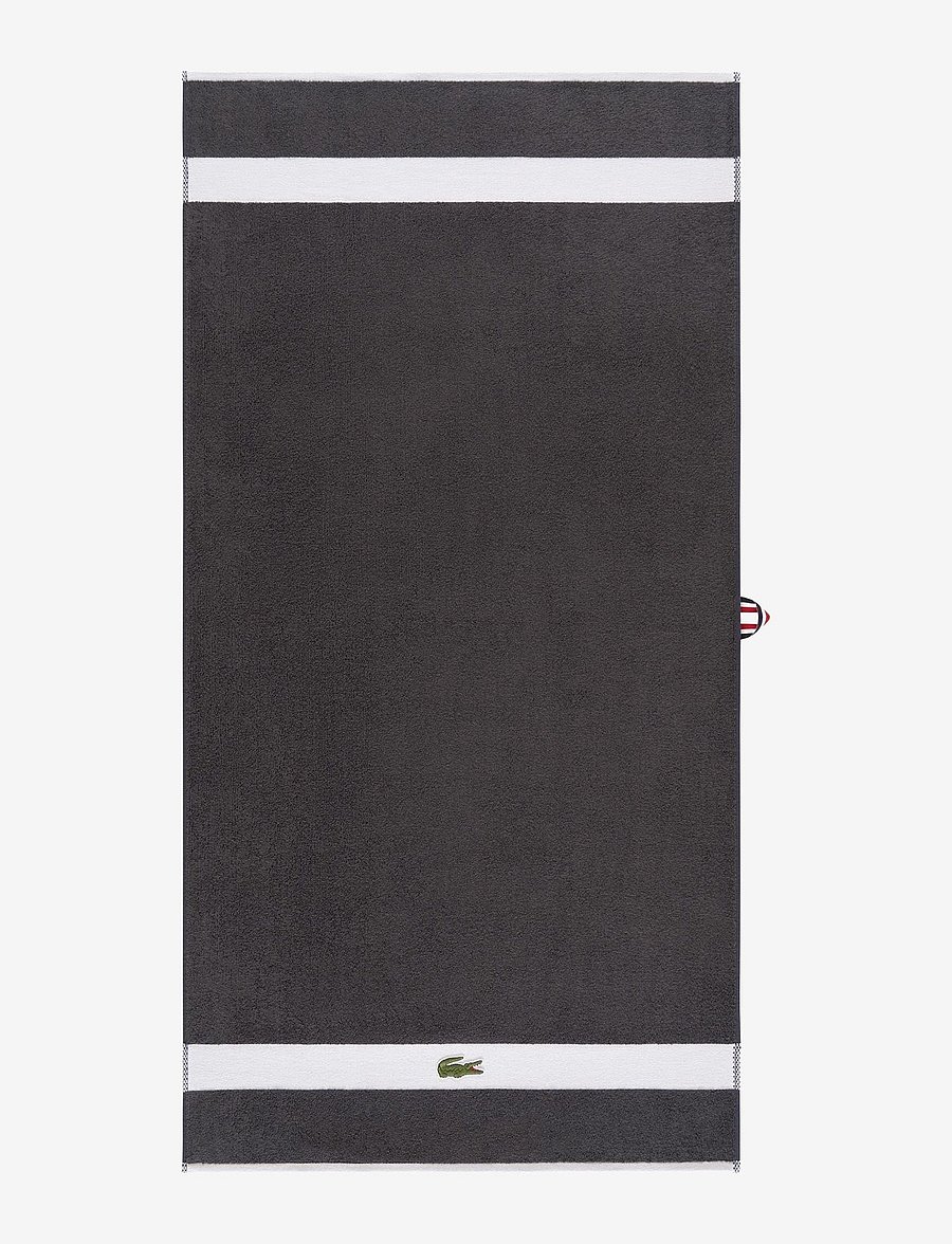 Lacoste Home - LCASUAL Bath sheet - paklāji - bitume - 1