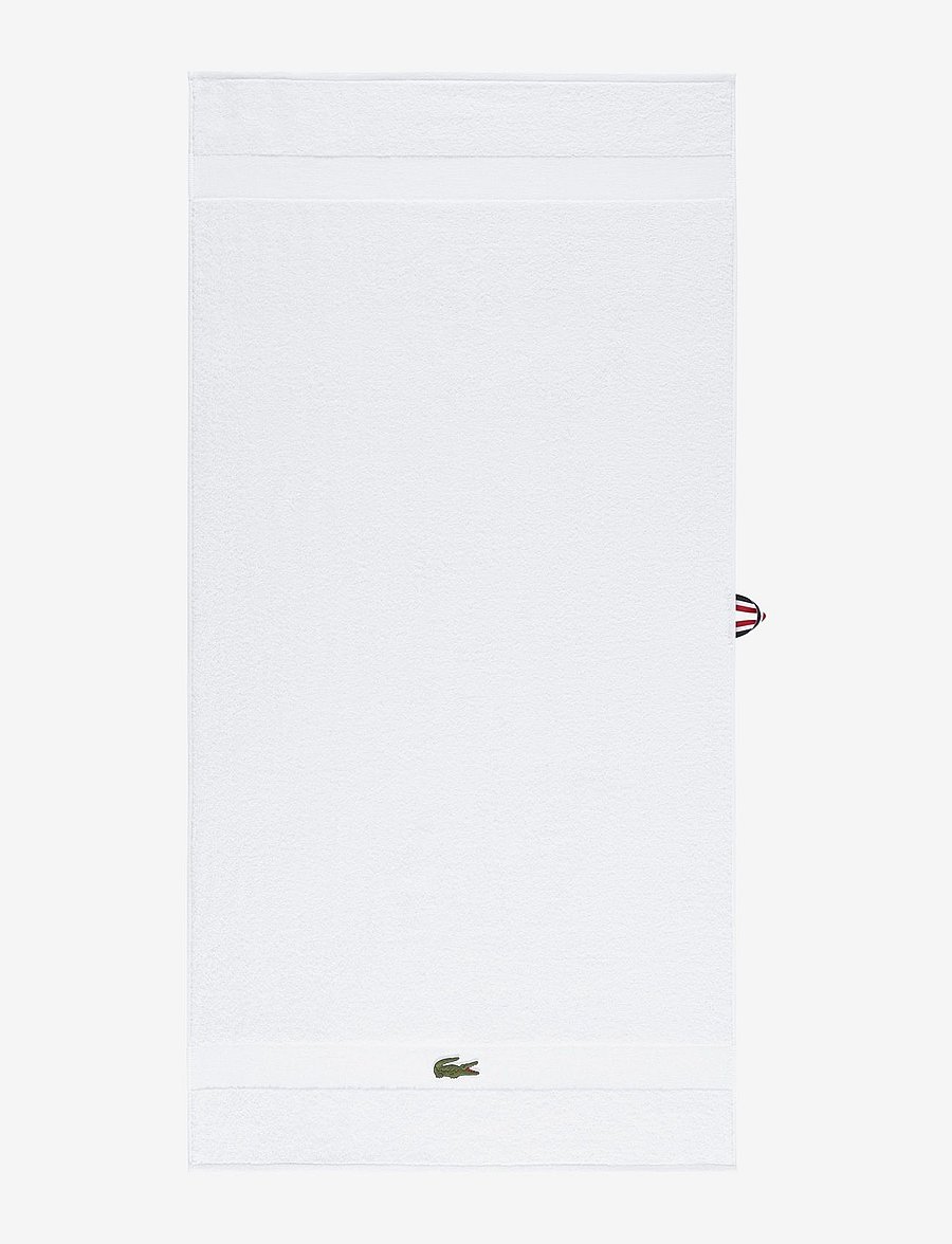 Lacoste Home - LCASUAL Bath sheet - badetücher - blanc - 1