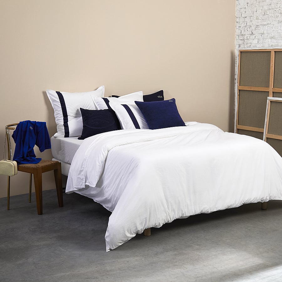 Lacoste Home - LCHIC Duvet cover - tekikotid - blanc - 0