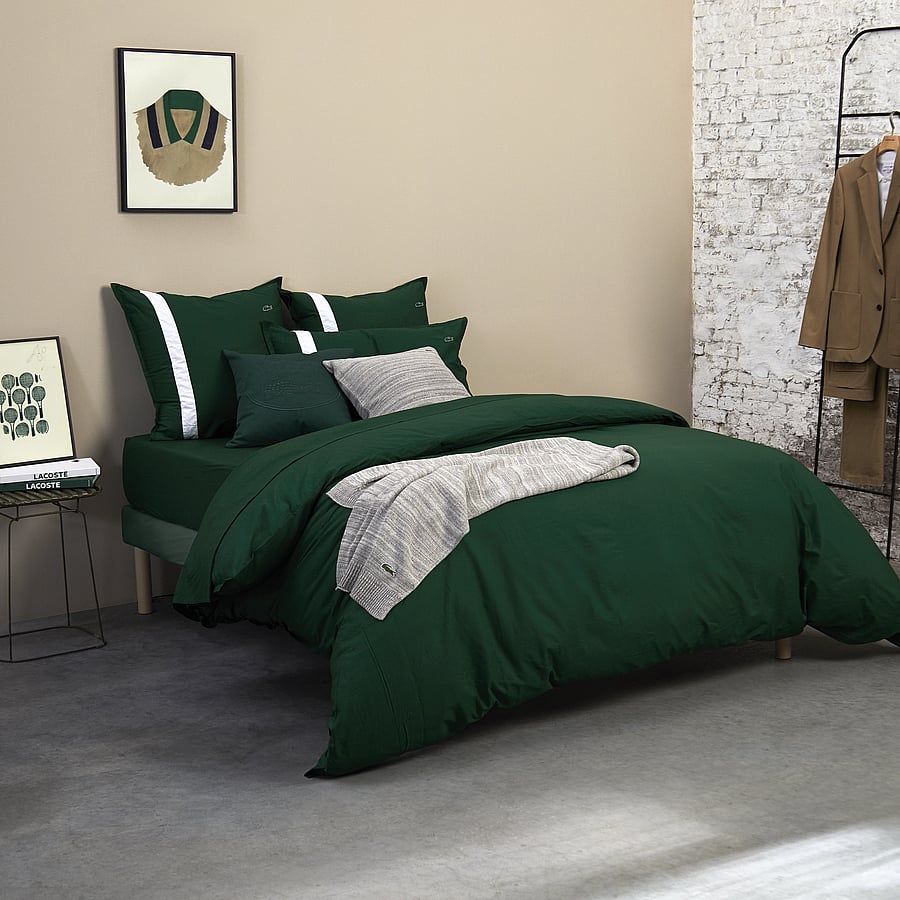 Lacoste Home - LCHIC Duvet cover - bettbezüge - vert - 0