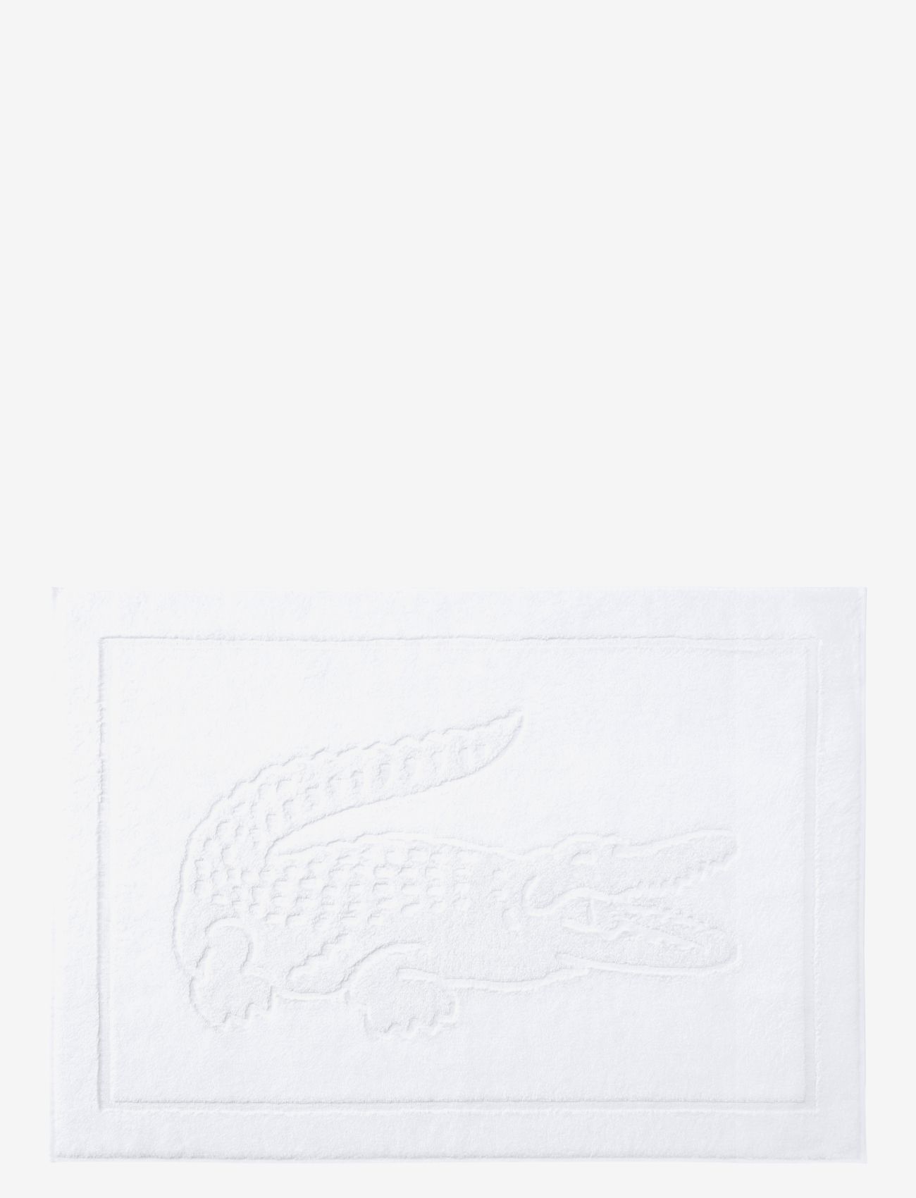 Lacoste Home Llacoste Bath Mat, Badetæppe, Hvid, Str: 55X80CM