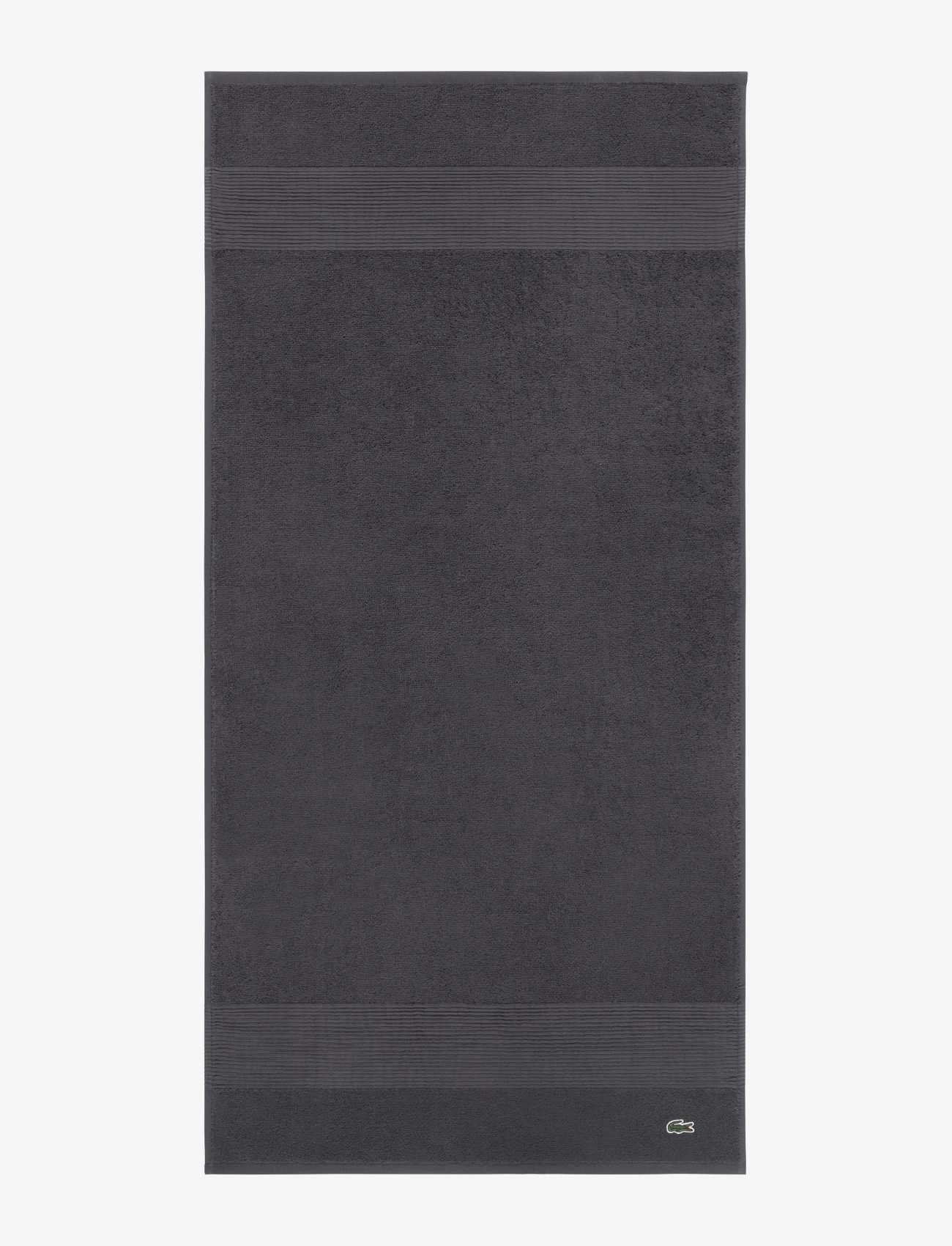 Lacoste Home LLECROCO Bath sheet - Badezimmertextilien - BITUME / black