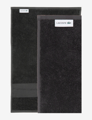 Lacoste Home - LLECROCO Guest towel - mažiausios kainos - bitume - 3
