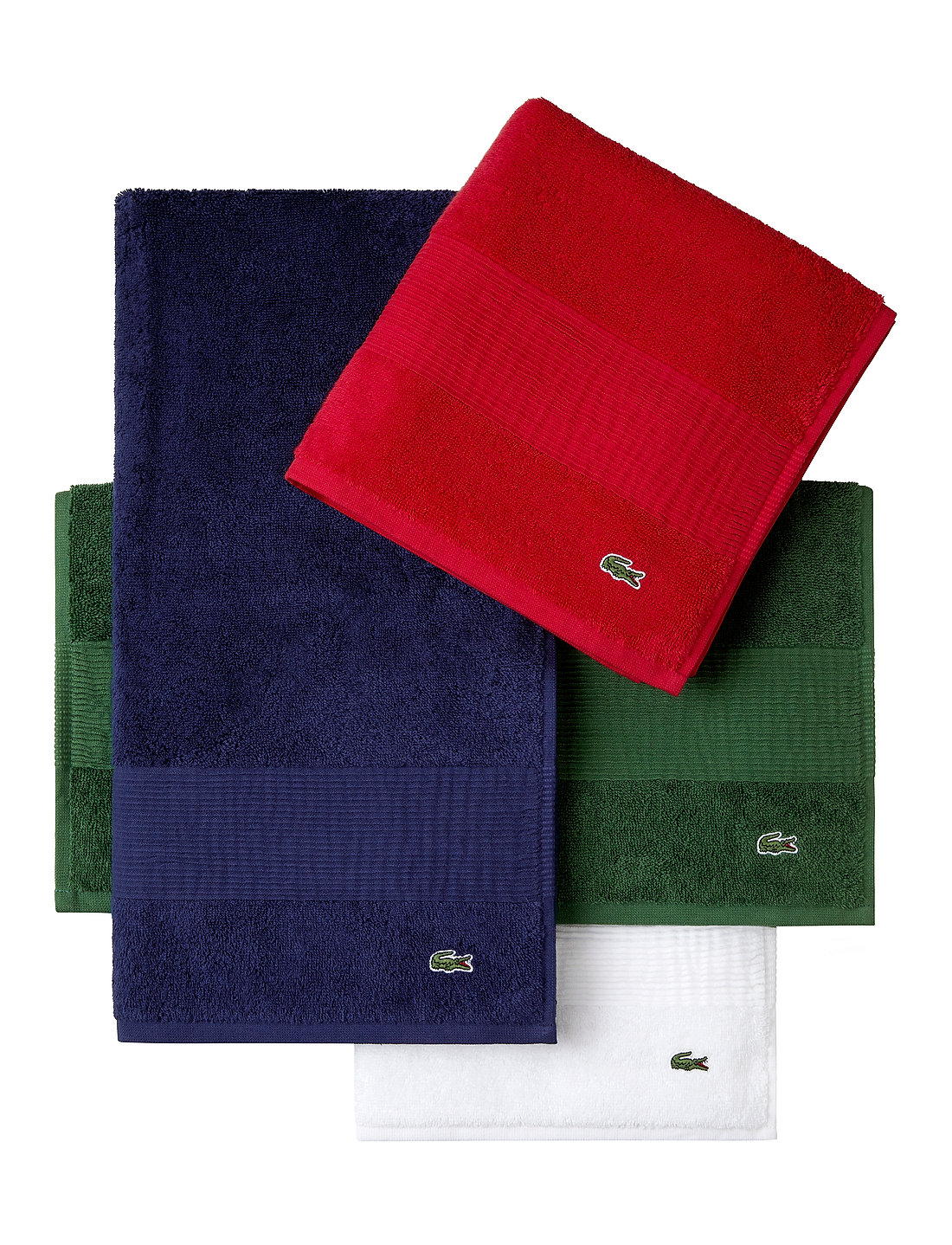 Lacoste Home Llecroco Guest Towel bathroom textiles shop at