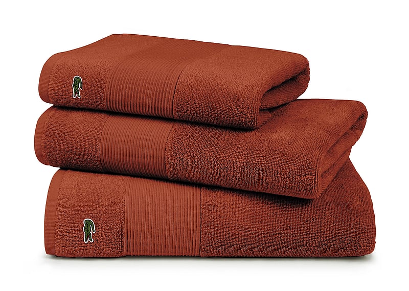 Lacoste Home - LLECROCO Bath towel - badehåndklæder - terreba - 1