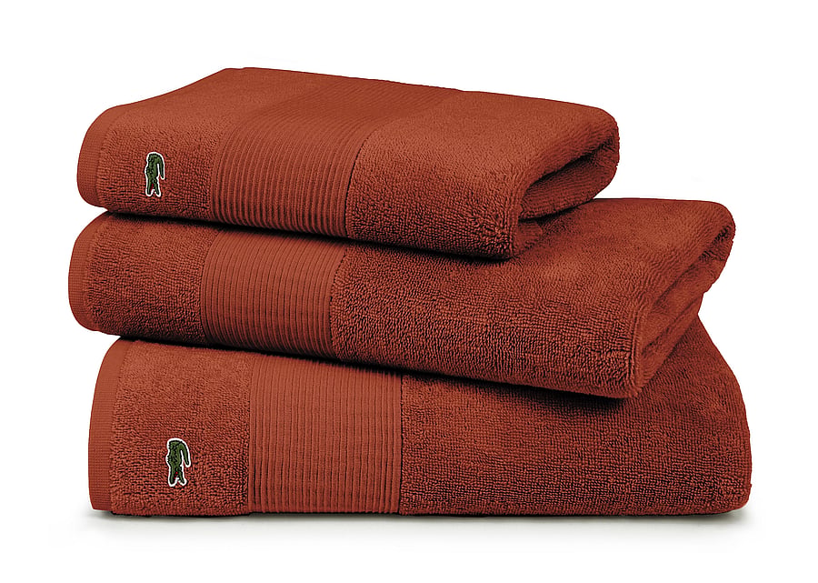 Lacoste Home - LLECROCO Handtowel - käterätikud - terreba - 0