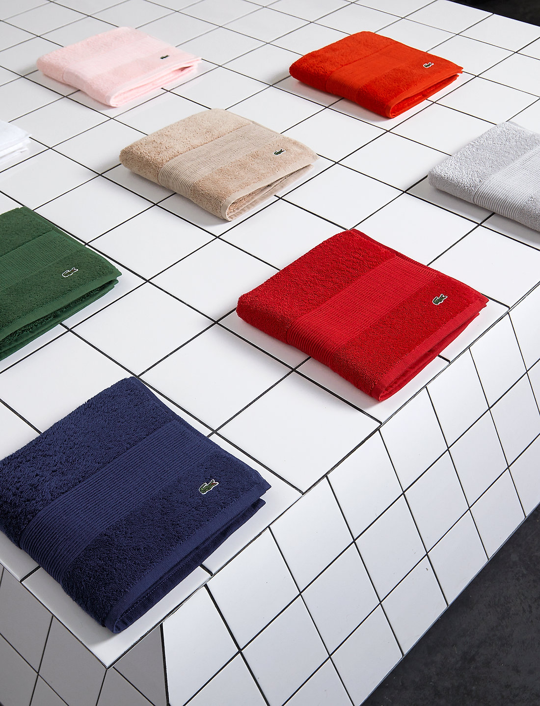 Lacoste memory online foam bath mat
