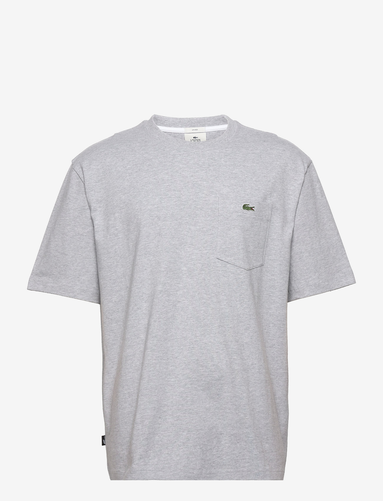 Lacoste Live - TEE-SHIRT&TURTLE NECK - silver chine/white - 0