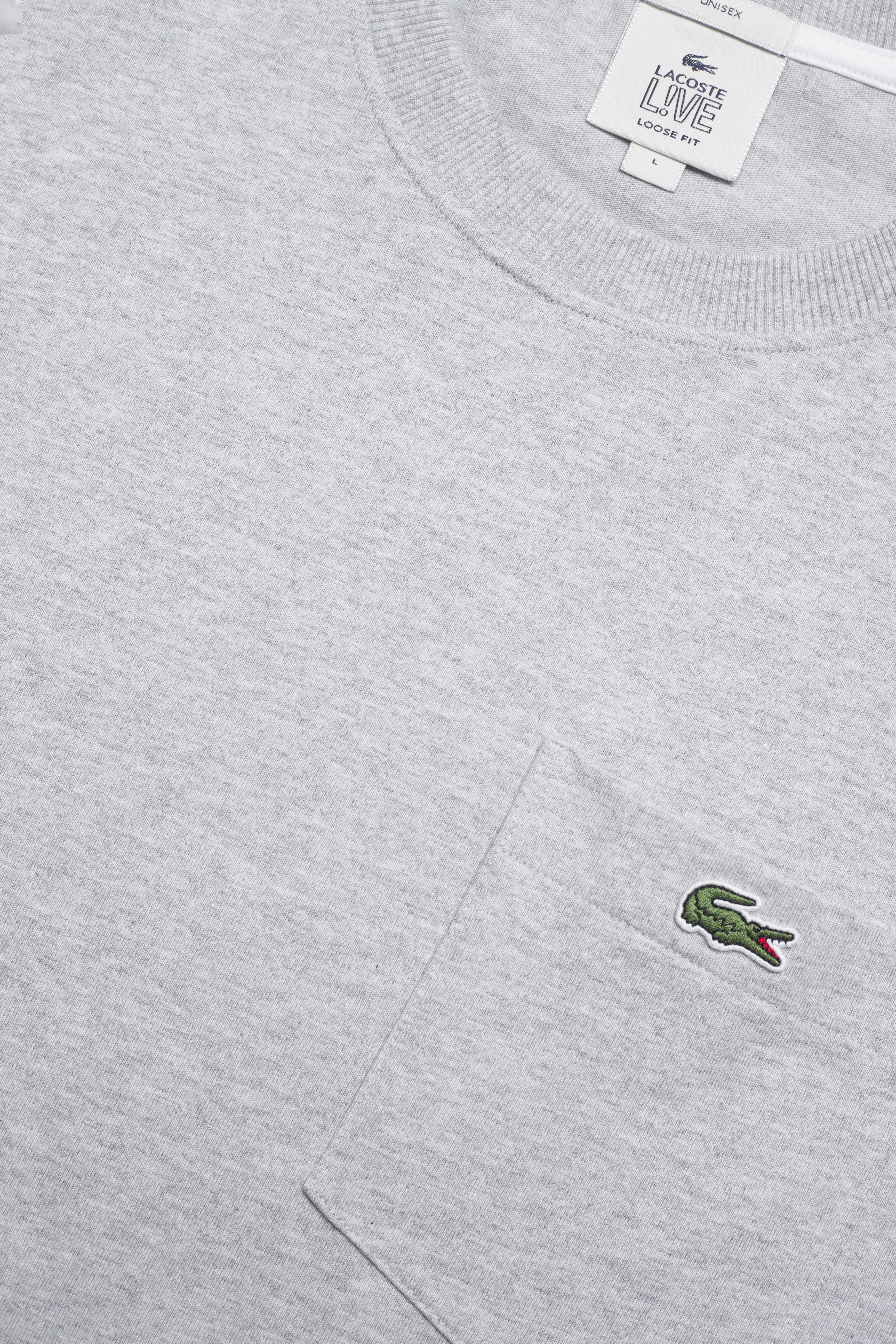 Lacoste Live - TEE-SHIRT&TURTLE NECK - silver chine/white - 2