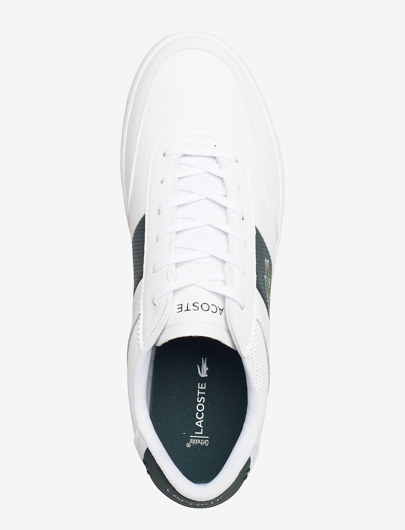 Lacoste Shoes - COURT-MASTER 0120 1 - wht/dk grn lthr - 3