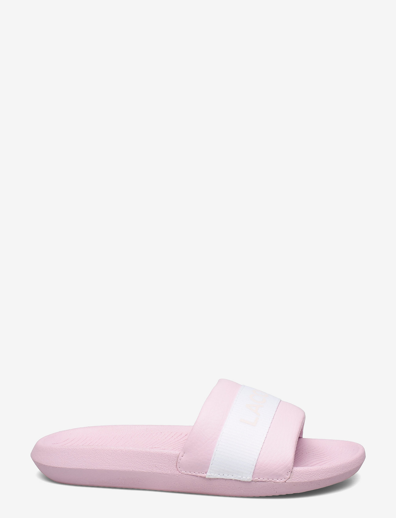 girls lacoste sliders