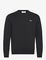 Lacoste - SWEATERS - knitted round necks - black - 0