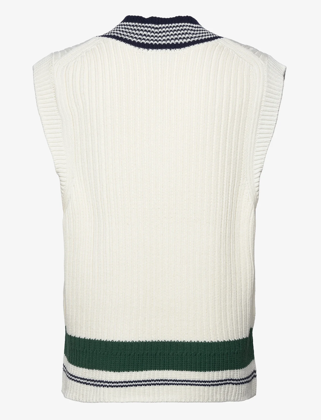 Lacoste - SWEATERS - knitted vests - lapland/navy blue-green - 1