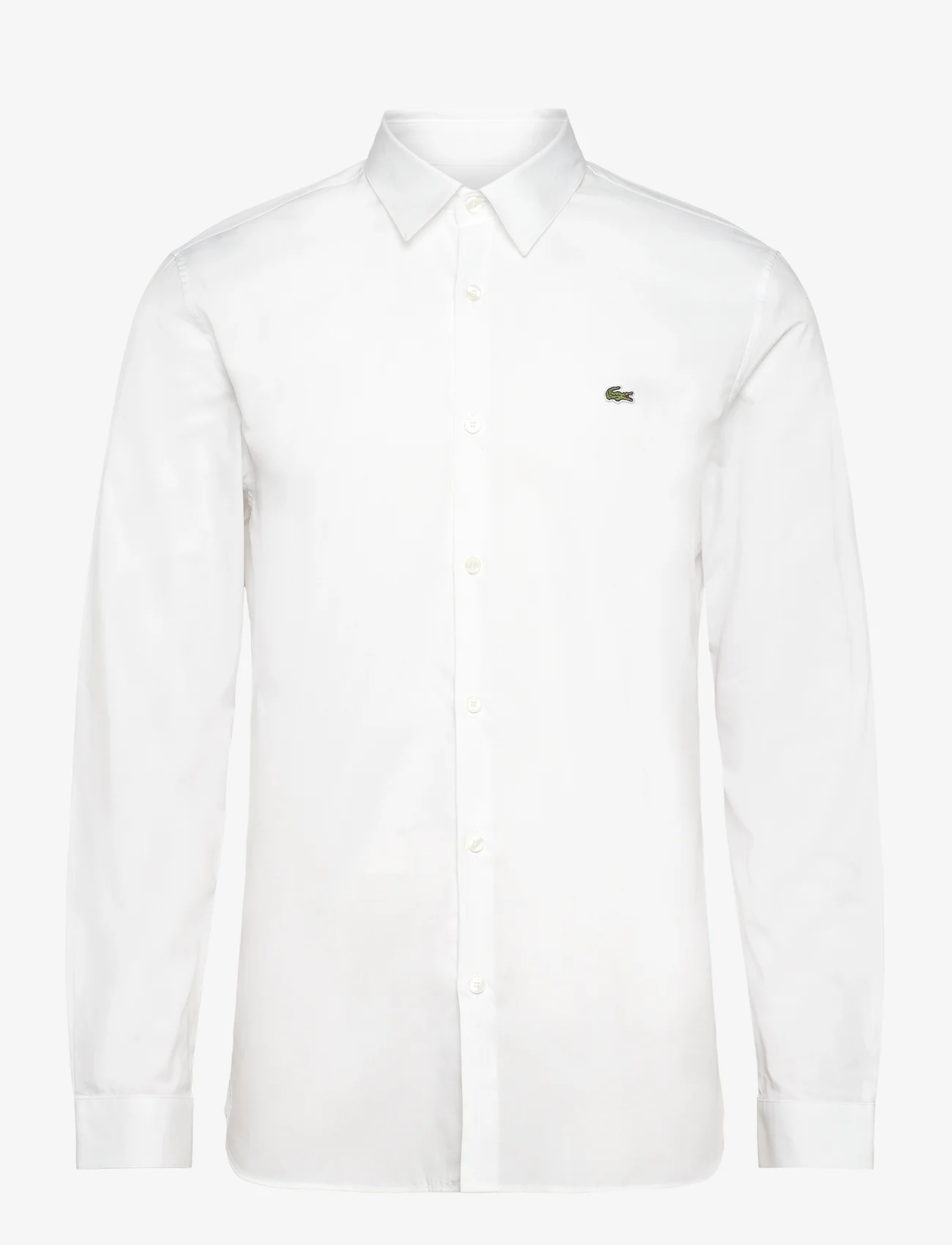 Lacoste - WOVEN SHIRTS - avslappede skjorter - white - 0