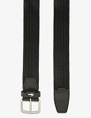 Lacoste - LEATHER GOODS BELT - braided belts - noir - 1