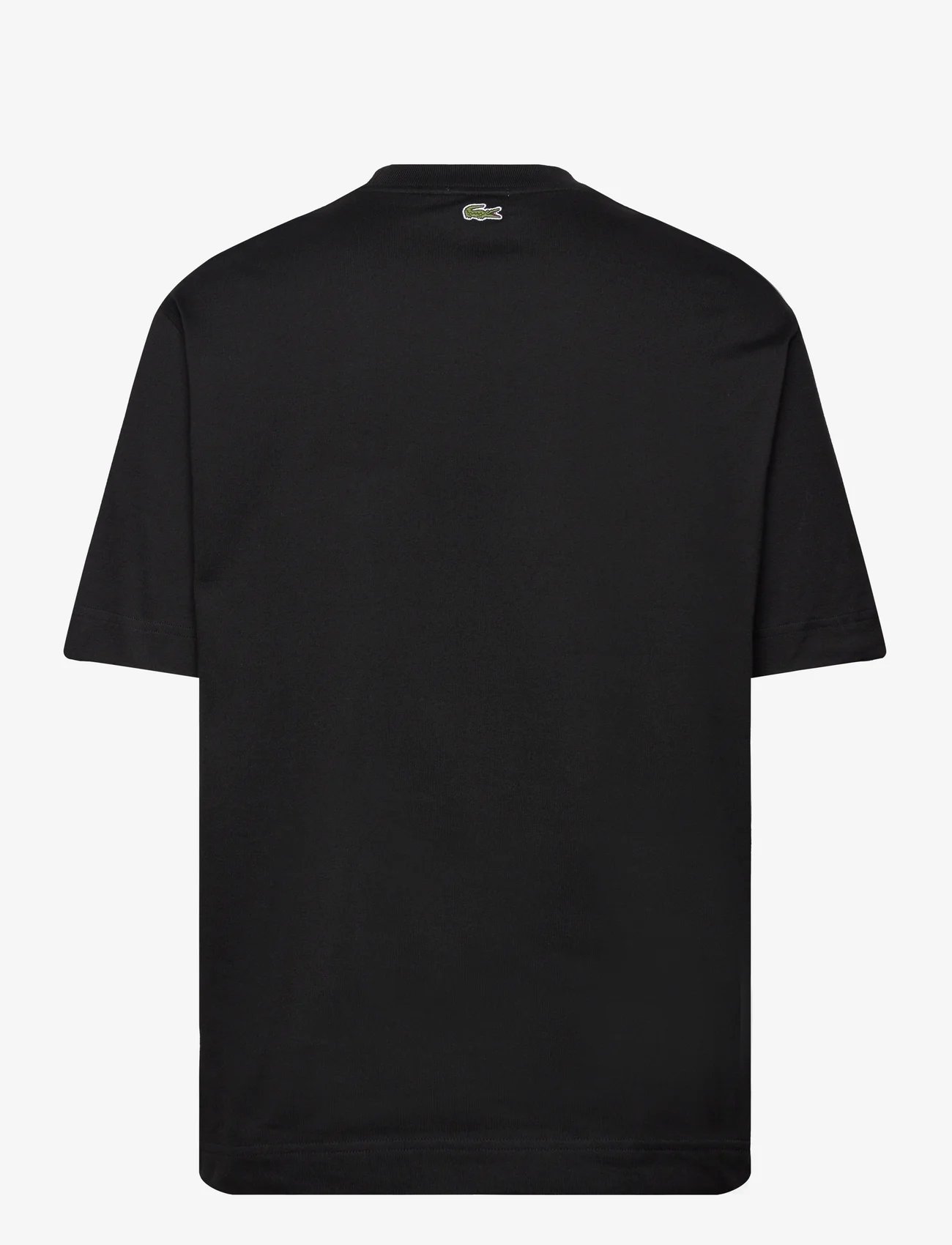 Lacoste - TEE-SHIRT&TURTLE NECK - t-shirts - black - 1