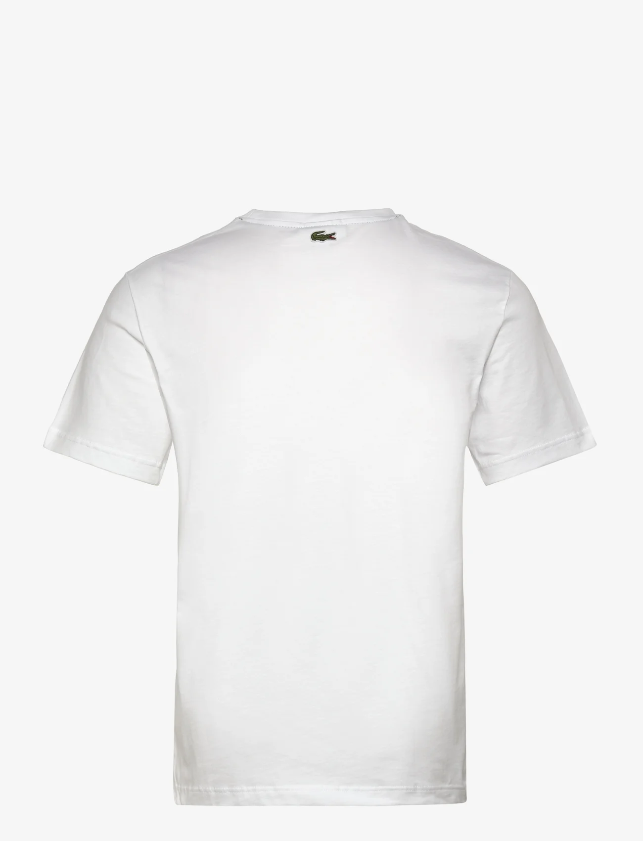 Lacoste - TEE-SHIRT&TURTLE NECK - t-shirts - white - 1