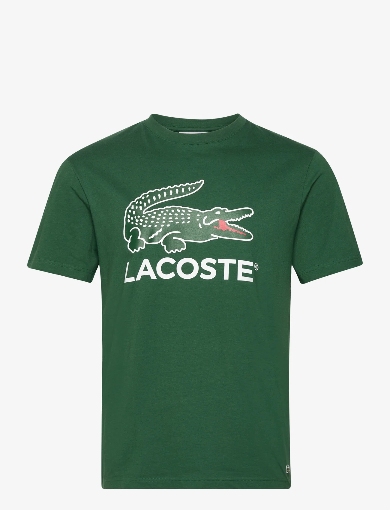 Lacoste - TEE-SHIRT&TURTLE NECK - t-shirts - green - 0