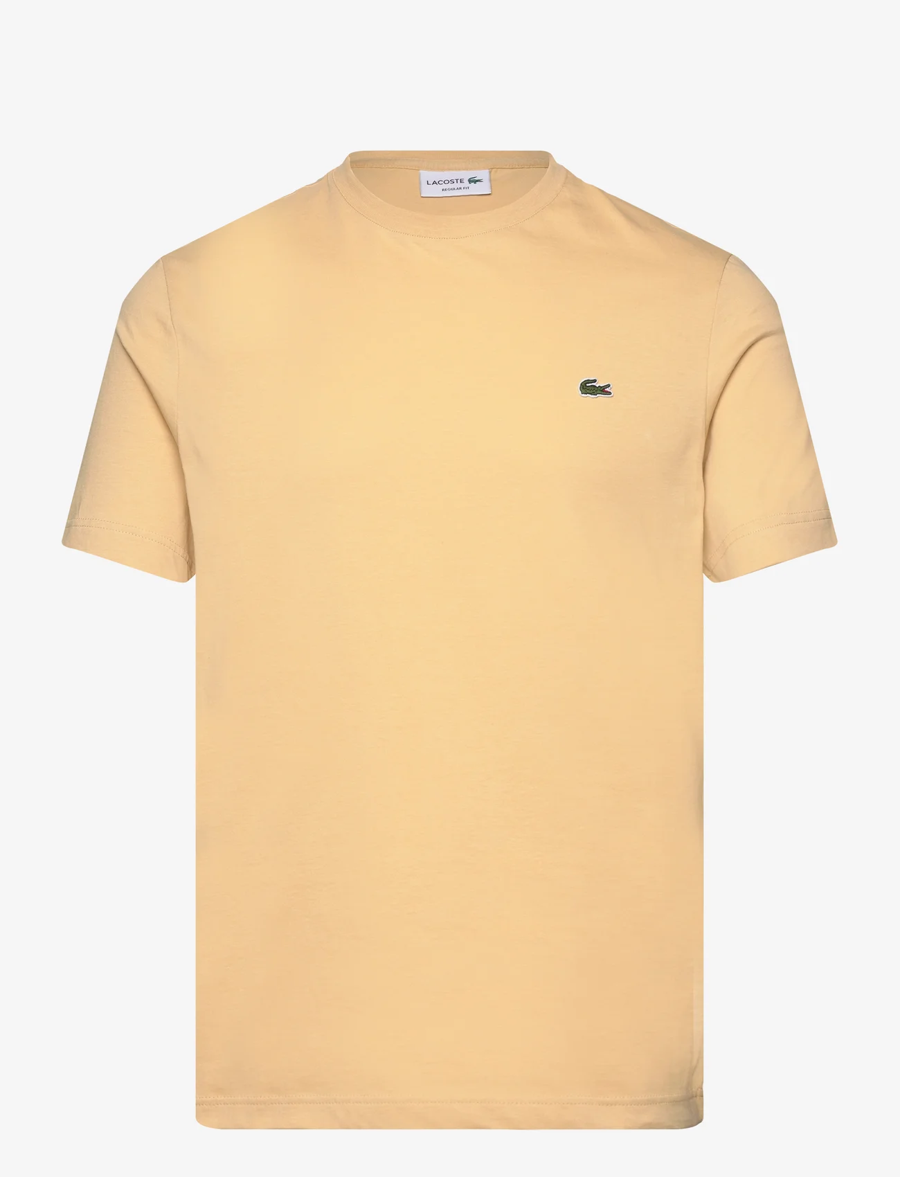 Lacoste - TEE-SHIRT&TURTLE NECK - short-sleeved t-shirts - croissant - 0
