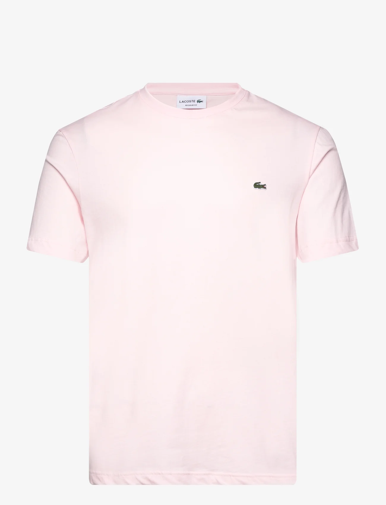 Lacoste - TEE-SHIRT&TURTLE NECK - short-sleeved t-shirts - flamingo - 0
