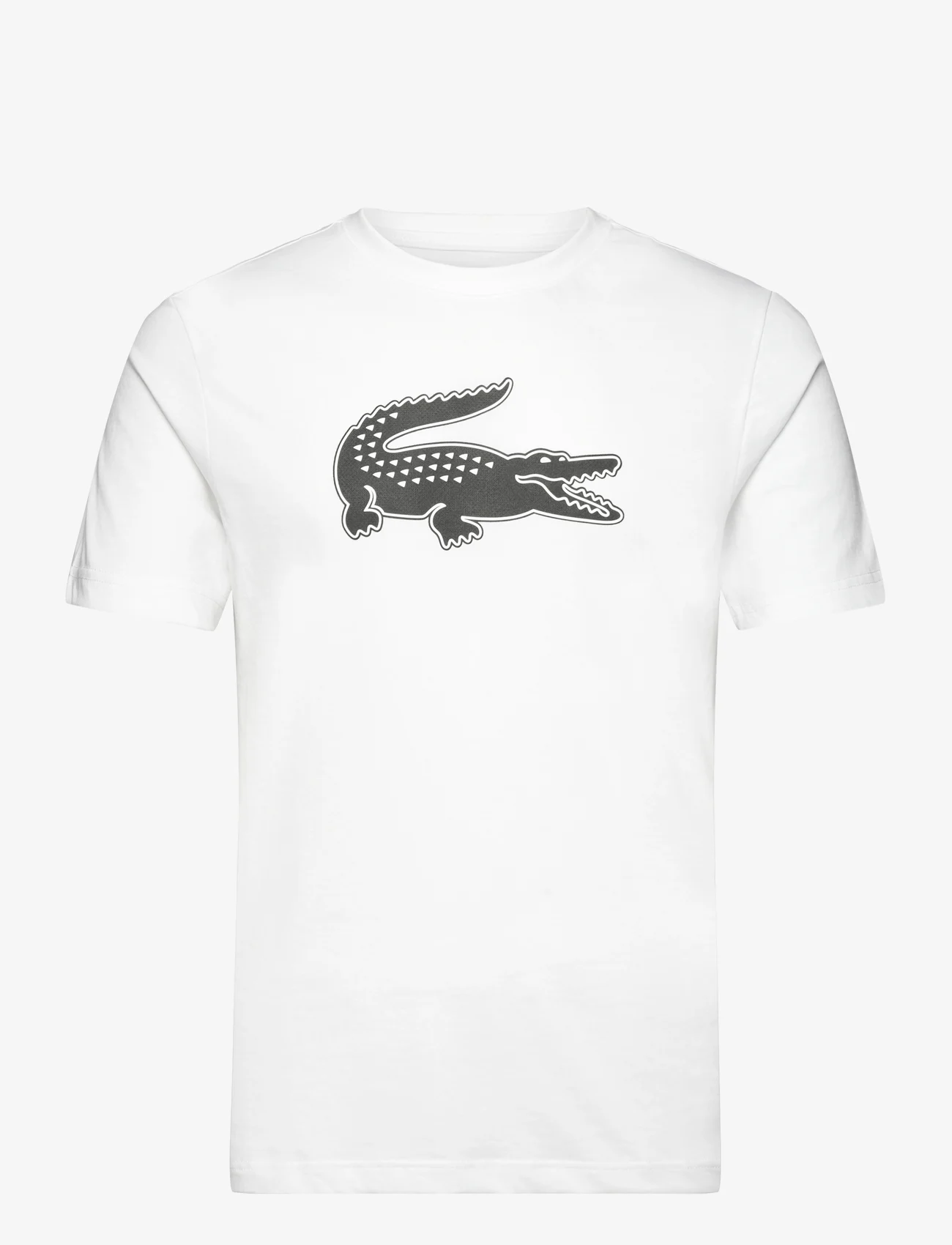 Lacoste - TEE-SHIRT&TURTLE NECK - short-sleeved t-shirts - white/black - 0