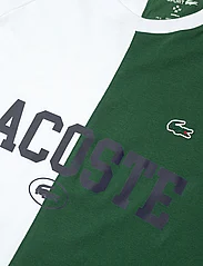 Lacoste - TEE-SHIRT&TURTLE NECK - t-shirts - white/green - 1
