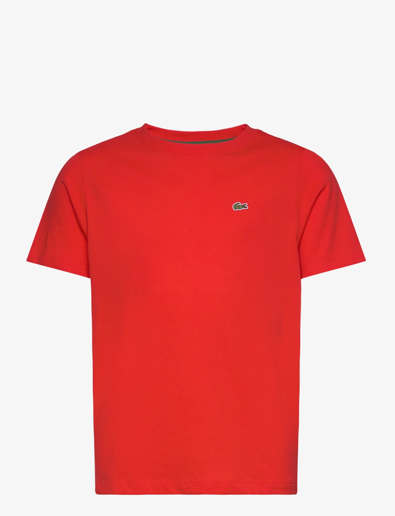 Lacoste - TEE-SHIRT&TURTLE - short-sleeved t-shirts - redcurrant bush - 0