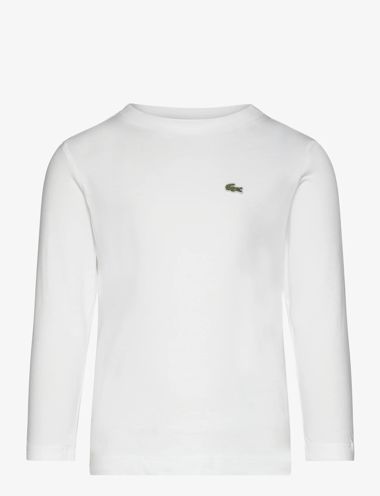 Lacoste - TEE-SHIRT&TURTLE - långärmade t-shirts - white - 0