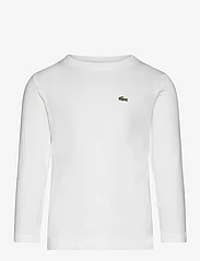 Lacoste - TEE-SHIRT&TURTLE - långärmade t-shirts - white - 0