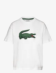 Lacoste - TEE-SHIRT&TURTLE - short-sleeved t-shirts - white - 0