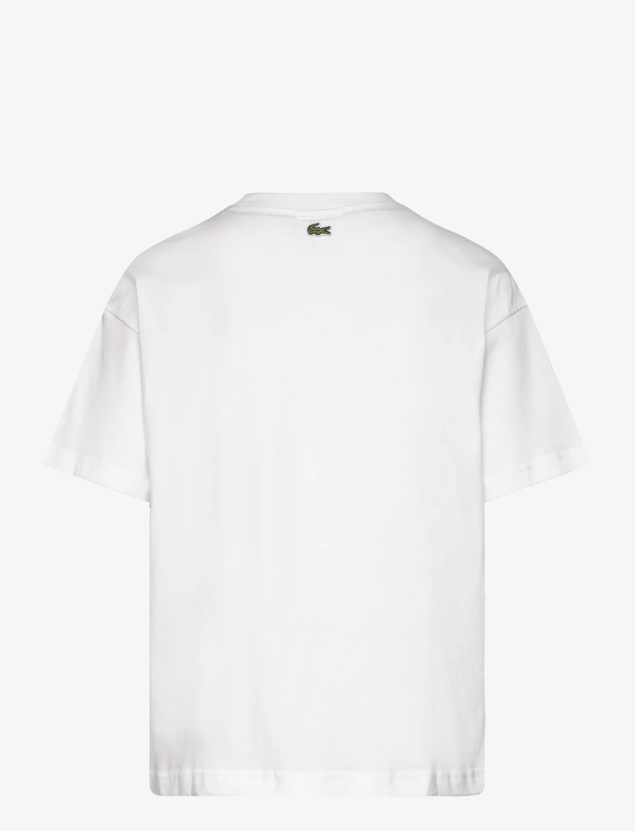 Lacoste - TEE-SHIRT&TURTLE - short-sleeved t-shirts - white - 1