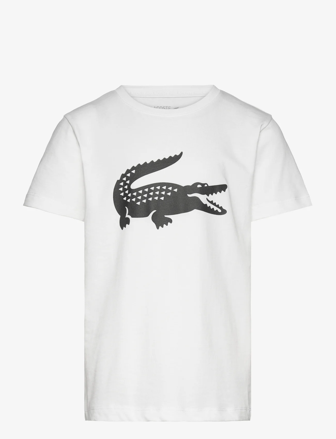 Lacoste - TEE-SHIRT&TURTLE - t-shirts à manches courtes - white - 0