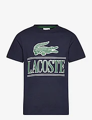 Lacoste - TEE-SHIRT&TURTLE - lyhythihaiset - navy blue - 0