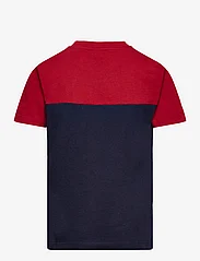 Lacoste - TEE-SHIRT&TURTLE - kortærmede t-shirts - ora/navy blue - 1