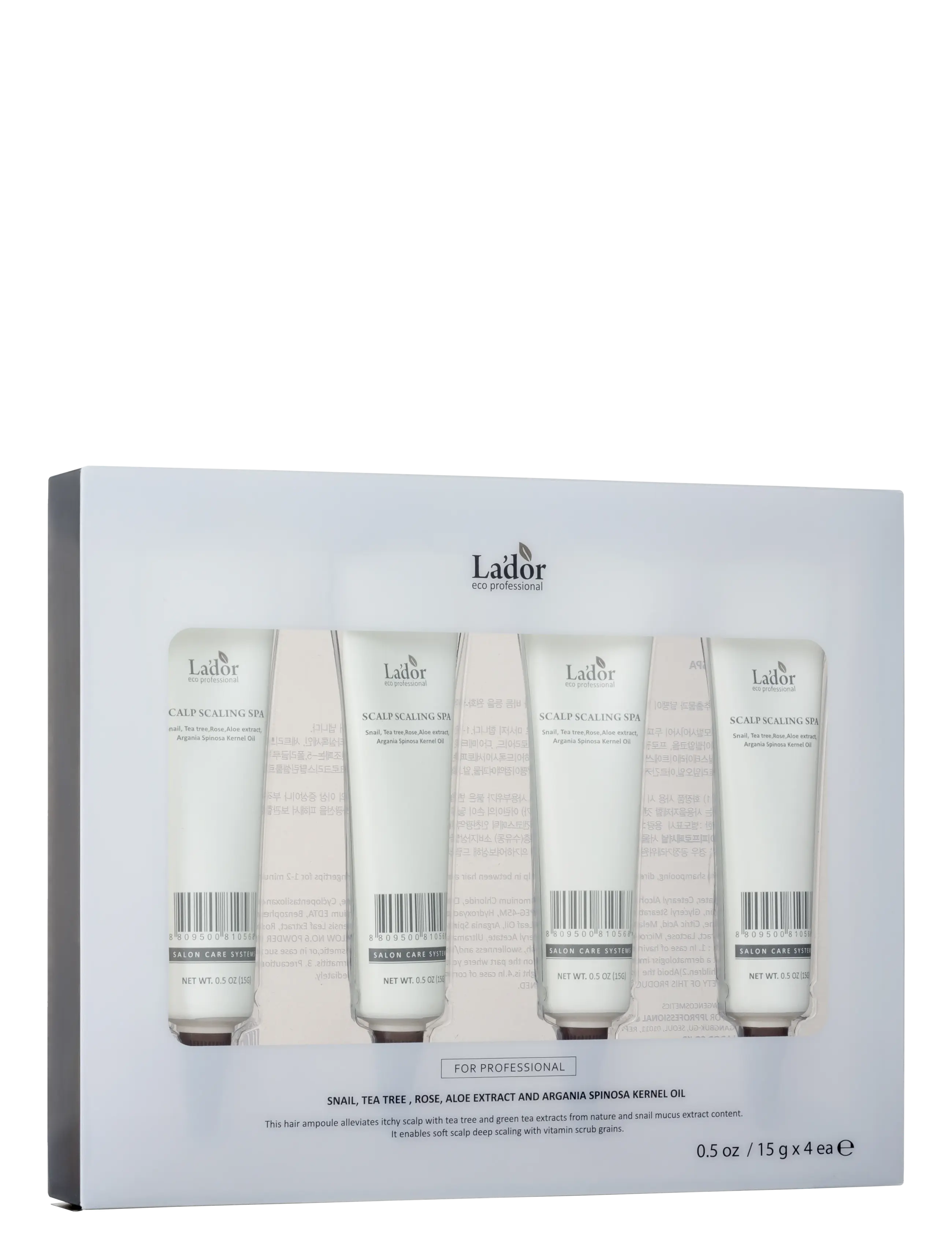 La'Dor - Scalp Scaling Spa Ampoule 15g x 4 - meðferðir fyrir hársvörð - no color - 2