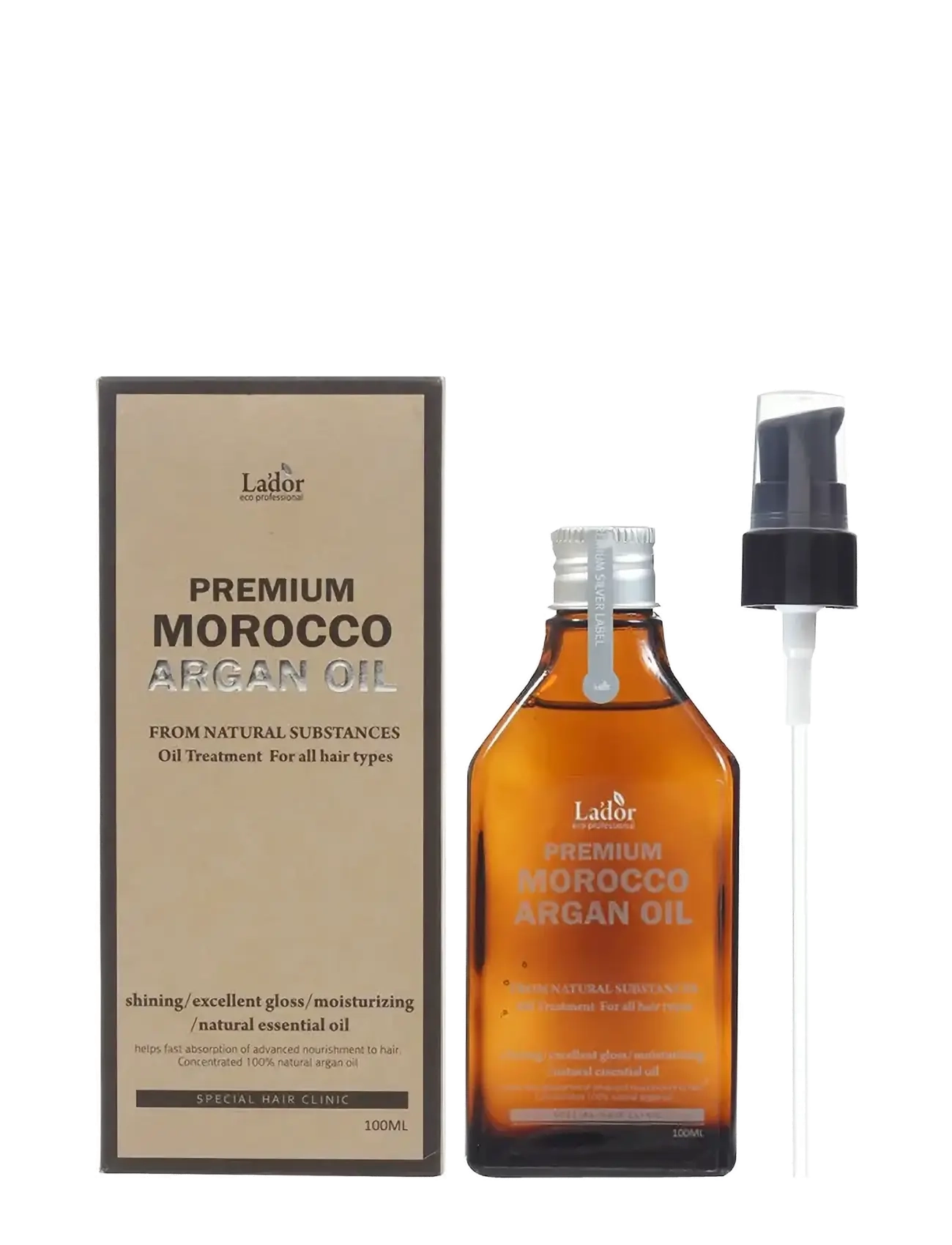 La'Dor - Premium Morocco Argan Hair Oil 100ml - hårolie - no color - 2