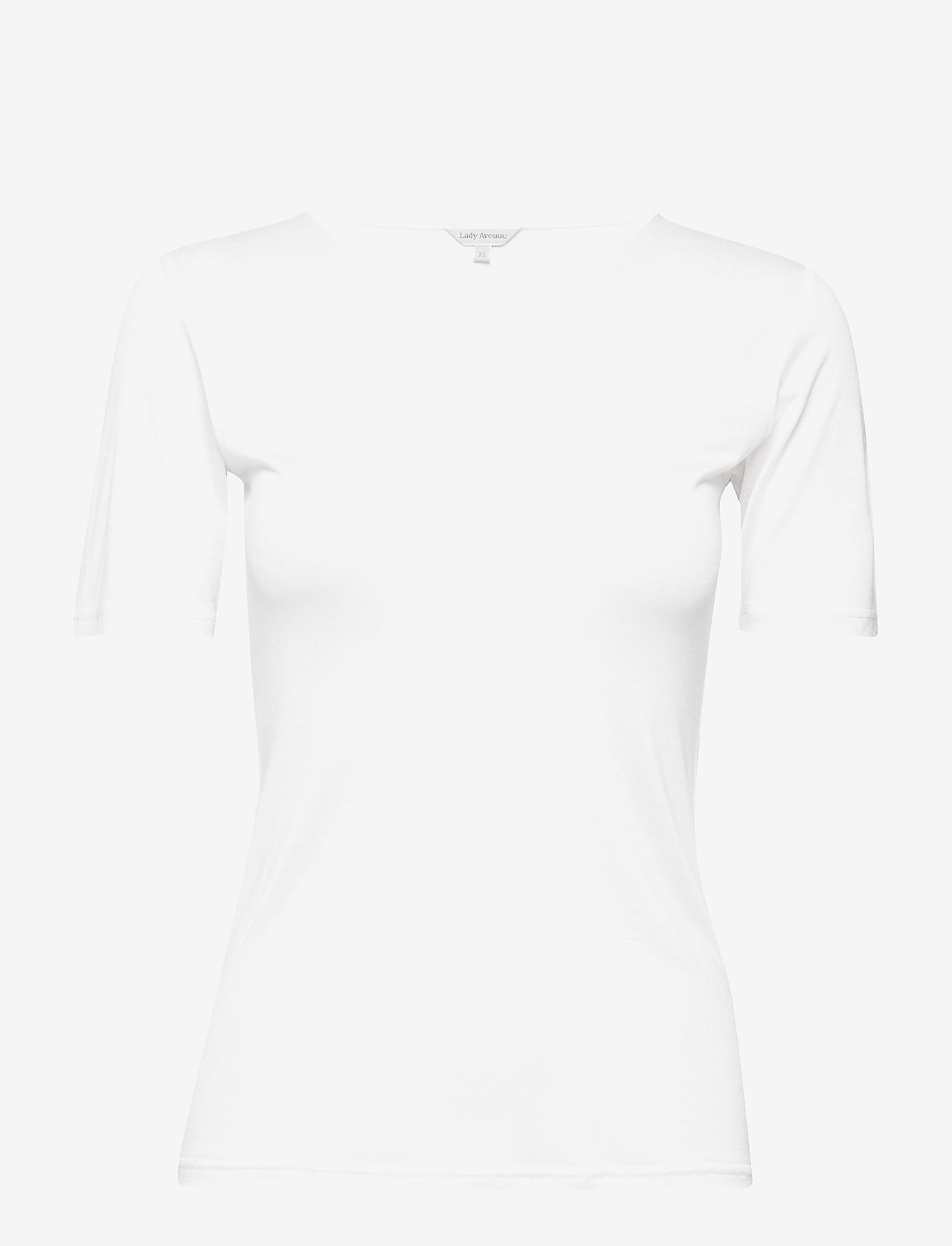 Lady Avenue - Silk Jersey - T-shirt - overdele - off-white - 0