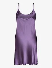 Lady Avenue - Pure Silk - Slip with round neck - nightdresses - purple - 1