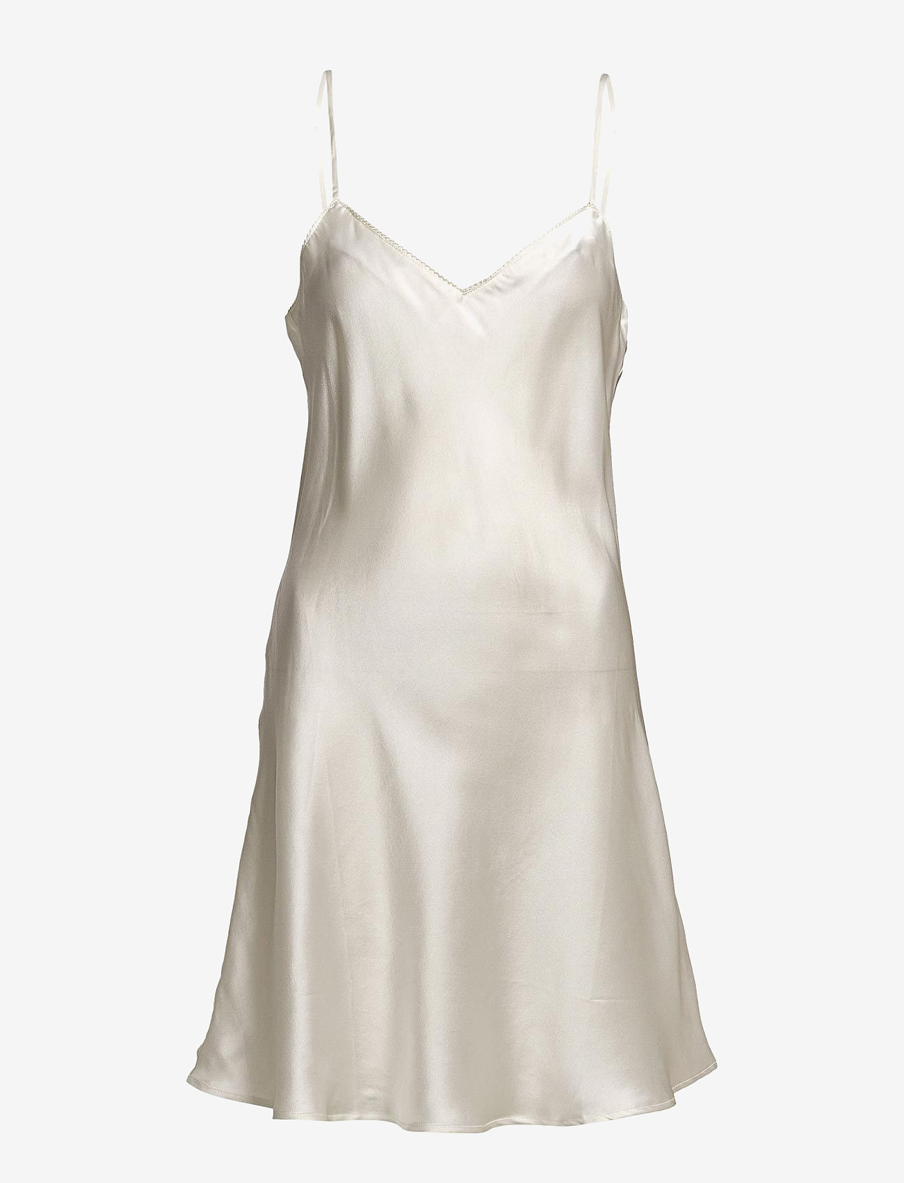 Lady Avenue - Pure Silk - Slip w.cording - naktiniai marškiniai - off-white - 0