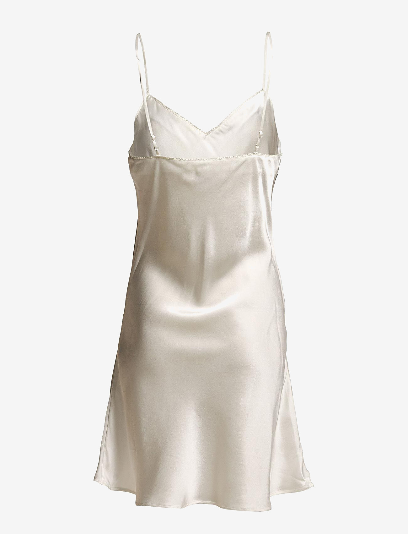Lady Avenue - Pure Silk - Slip w.cording - naktiniai marškiniai - off-white - 1