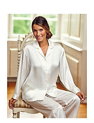 Lady Avenue - Pure Silk - Basic Pyjamas - pižamos - off-white - 4