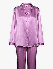 Lady Avenue - Pure Silk - Basic Pyjamas - pyjamas - smoky grape - 0