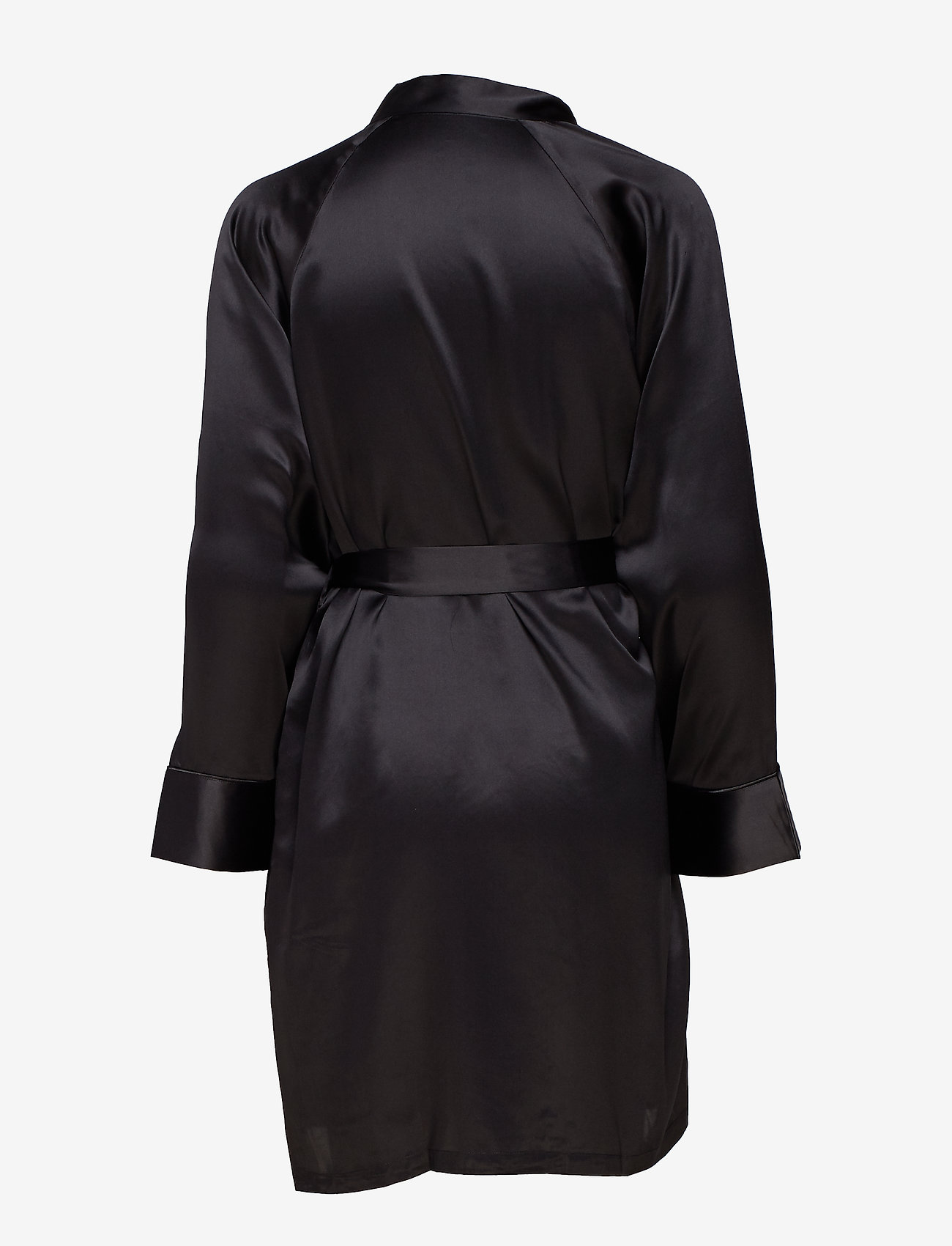 Lady Avenue - Pure Silk - Short Kimono - geburtstagsgeschenke - black - 1