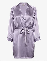 Lady Avenue - Pure Silk - Short Kimono - kimono - wisteria - 0