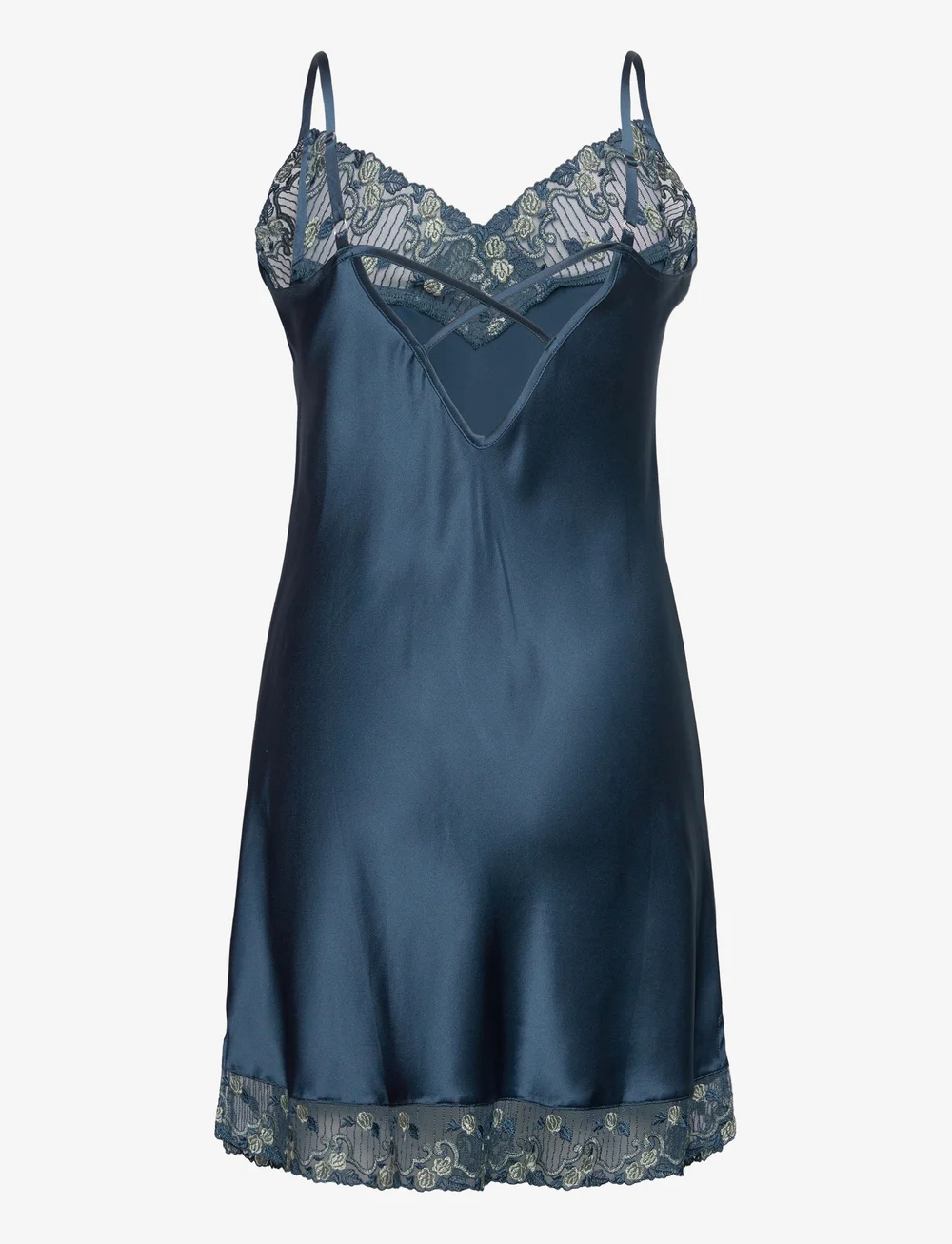 Lady Avenue Pure Silk Slip With Lace Nightdresses Boozt
