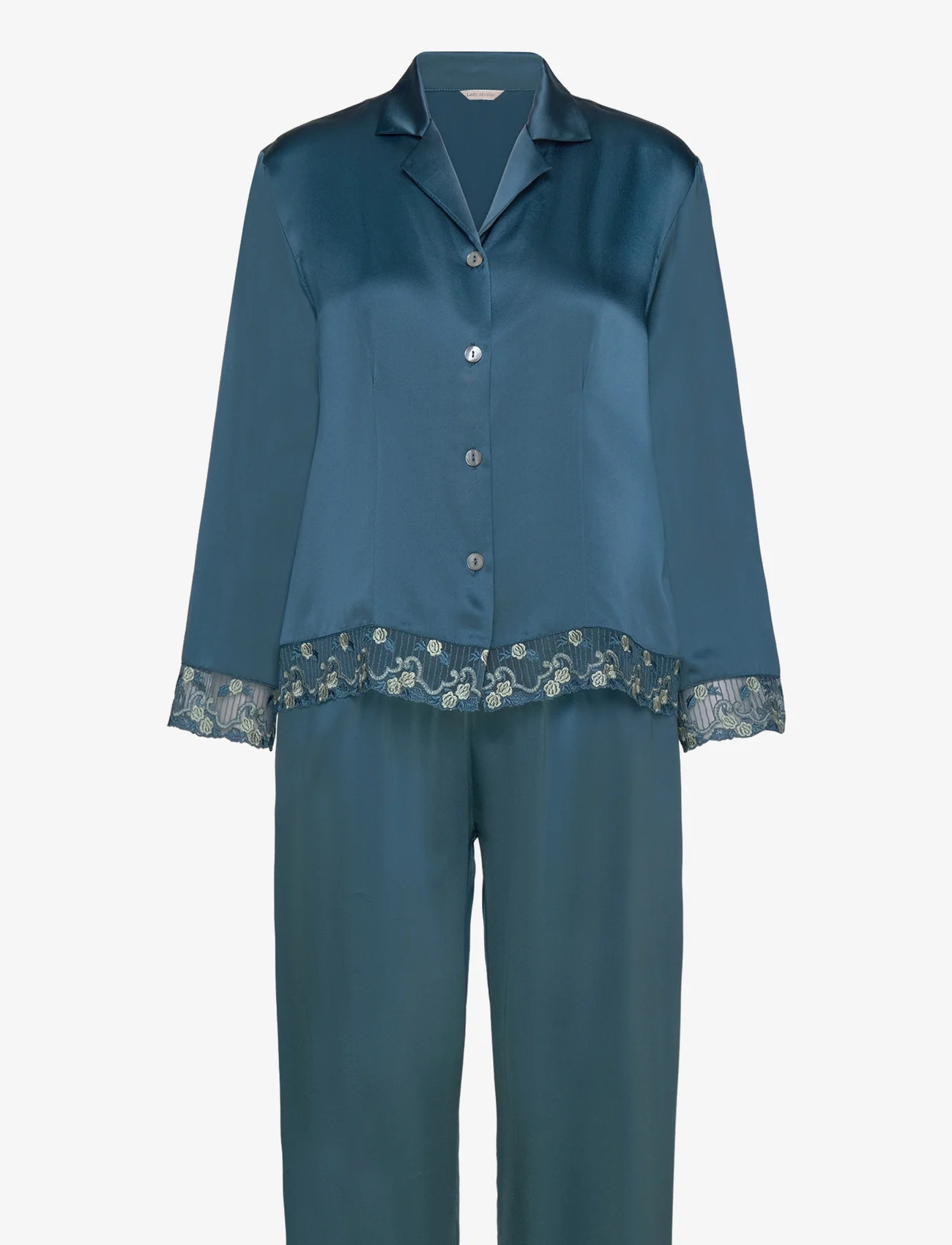 Lady Avenue - Pure Silk - Pyjamas - sünnipäevakingitused - dark petrol - 0