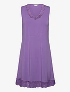 Bamboo sleeveless nightdress - AMETHYST ORCHID